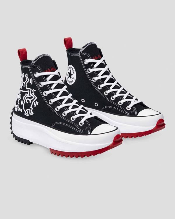 Zapatillas Altas Converse Keith Haring Run Star Hike Negras | CV-984TLU