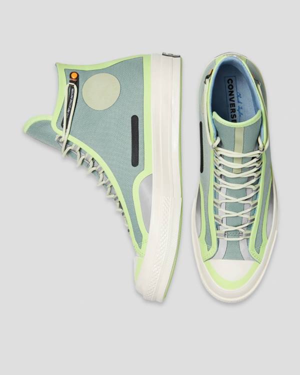 Zapatillas Altas Converse Seam Tape Chuck 70 Verde | CV-123YZB