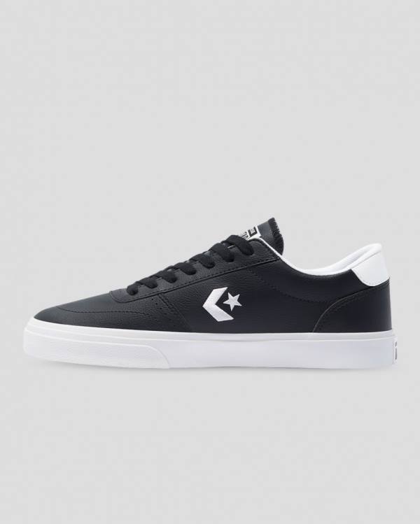 Zapatillas Bajas Converse Boulevard Faux Cuero Negras | CV-475MPX