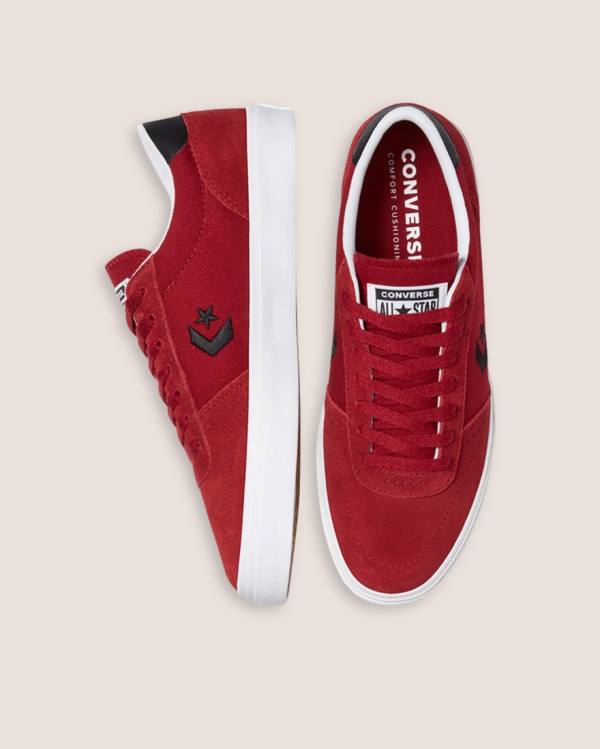 Zapatillas Bajas Converse Boulevard Suede Rojas | CV-345PFU