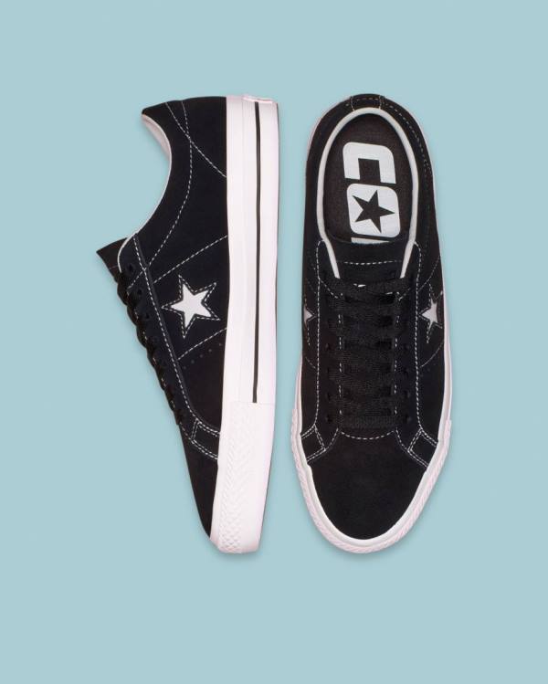 Zapatillas Bajas Converse CONS One Star Pro Suede Negras | CV-301MCX