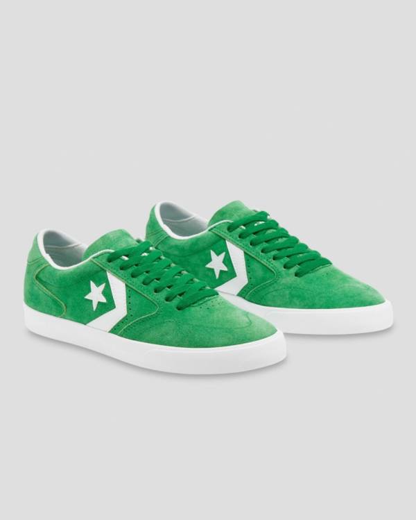 Zapatillas Bajas Converse Checkpoint Pro Pigskin Suede Verde | CV-904ZEY