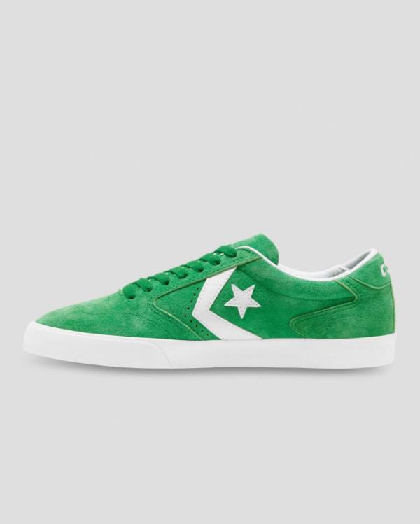 Zapatillas Bajas Converse Checkpoint Pro Pigskin Suede Verde | CV-904ZEY