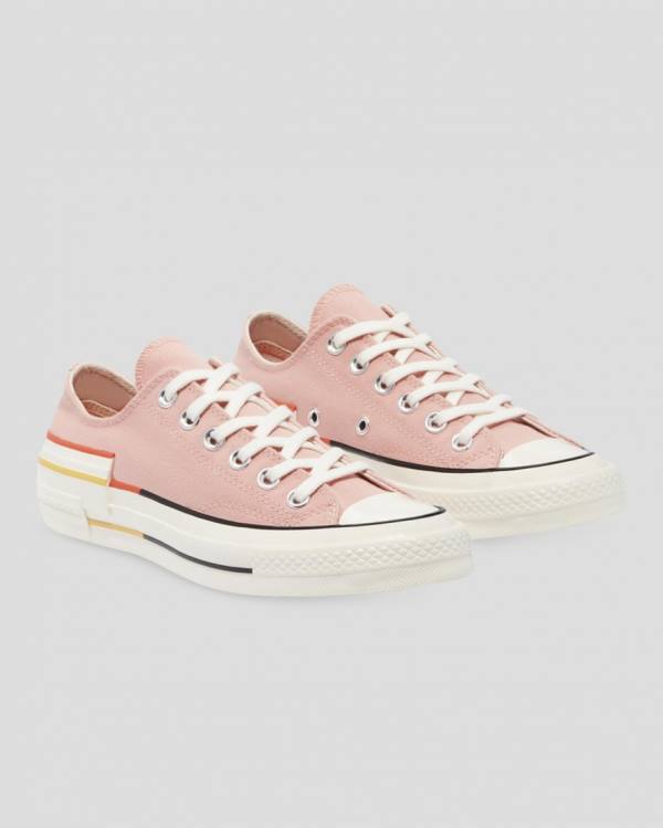 Zapatillas Bajas Converse Chuck 70 Colour Block Rosas | CV-128DFK