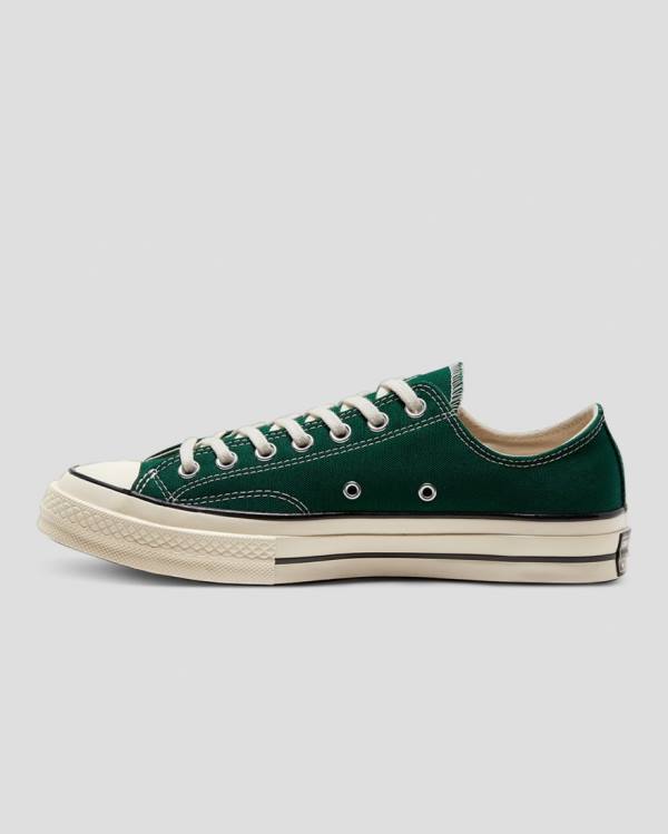 Zapatillas Bajas Converse Chuck 70 Organic Canvas Verde | CV-974MNL