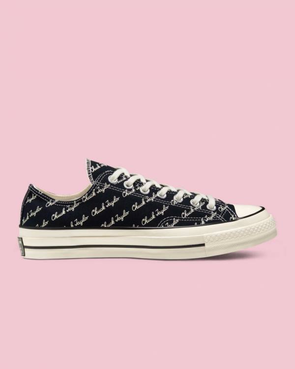 Zapatillas Bajas Converse Chuck 70 Signature Negras | CV-145IEP