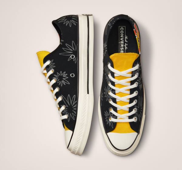 Zapatillas Bajas Converse Chuck 70 Sunny Floral Negras | CV-109JBD