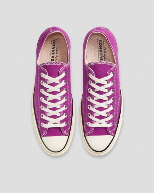 Zapatillas Bajas Converse Chuck 70 Vintage Canvas Moradas | CV-925ESP