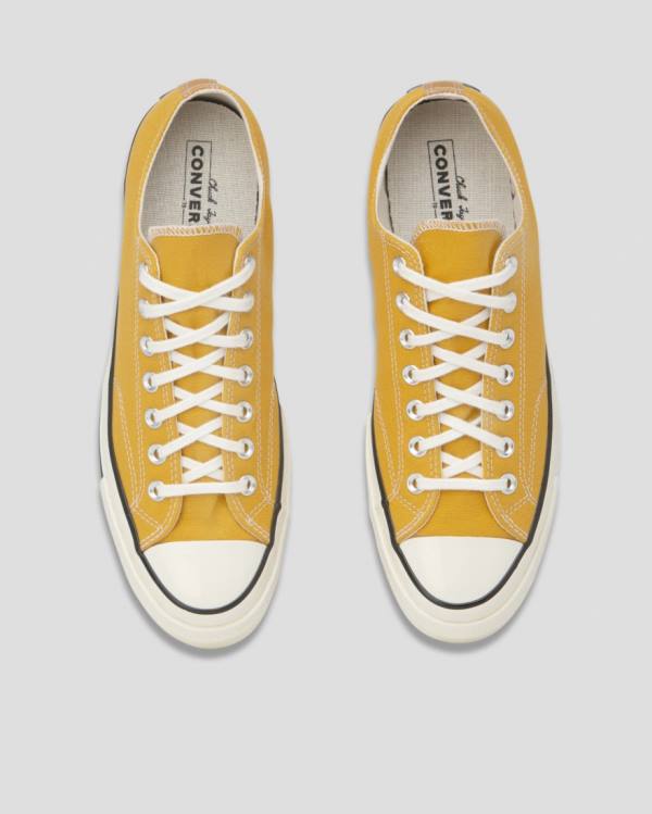 Zapatillas Bajas Converse Chuck 70 Vintage Canvas Amarillo | CV-934AJU