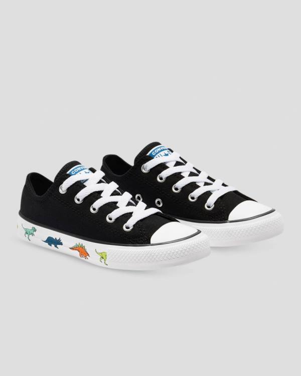 Zapatillas Bajas Converse Chuck Taylor All Star Dinoverse Negras | CV-170QSB