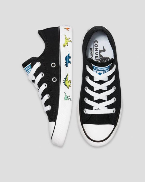 Zapatillas Bajas Converse Chuck Taylor All Star Dinoverse Negras | CV-170QSB