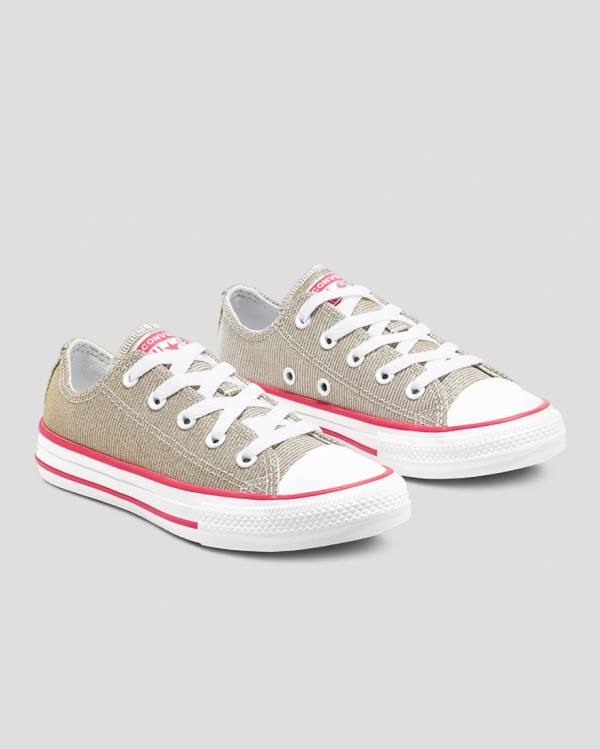 Zapatillas Bajas Converse Chuck Taylor All Star Glitter Textile Marrones | CV-254WYD