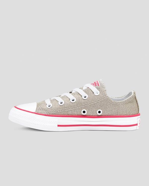 Zapatillas Bajas Converse Chuck Taylor All Star Glitter Textile Marrones | CV-254WYD