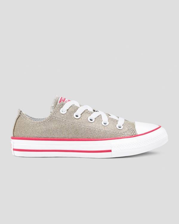 Zapatillas Bajas Converse Chuck Taylor All Star Glitter Textile Marrones | CV-254WYD