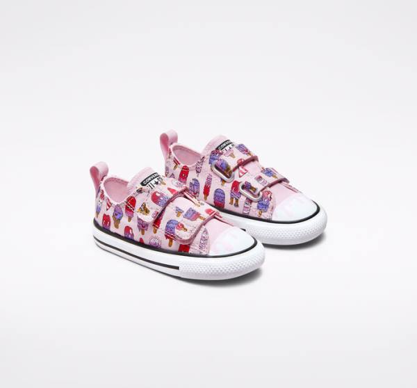 Zapatillas Bajas Converse Chuck Taylor All Star Easy-On Frozen Treats Rosas Rosas | CV-347NRE