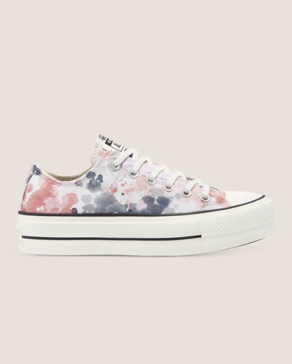 Zapatillas Bajas Converse Chuck Taylor All Star Lift Festival Gris Rosas | CV-351PDG