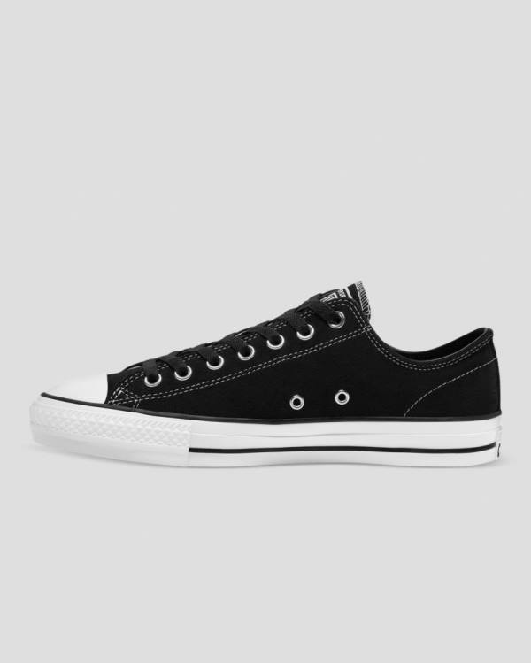 Zapatillas Bajas Converse Chuck Taylor All Star Pro Suede Negras | CV-367OHZ