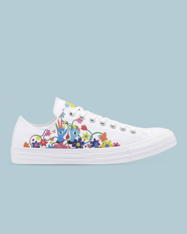 Zapatillas Bajas Converse Chuck Taylor All Star Pride Blancas | CV-368OIV