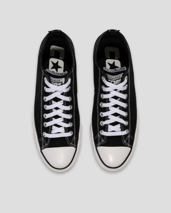 Zapatillas Bajas Converse Chuck Taylor All Star Pro Canvas Negras | CV-476MTH