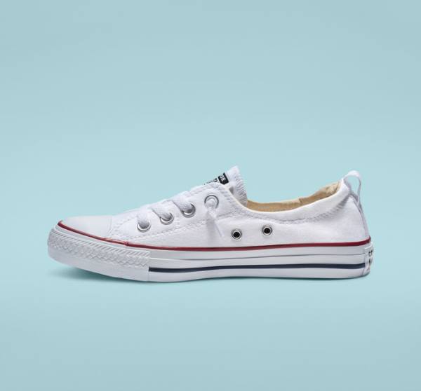 Zapatillas Bajas Converse Chuck Taylor All Star Shoreline White Slip On Blancas | CV-483QBU