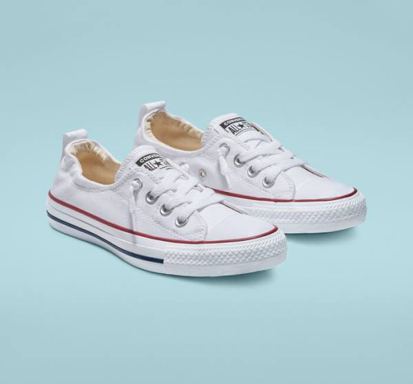 Zapatillas Bajas Converse Chuck Taylor All Star Shoreline White Slip On Blancas | CV-483QBU