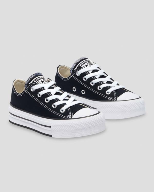 Zapatillas Bajas Converse Chuck Taylor All Star EVA Platform Negras | CV-510NYO