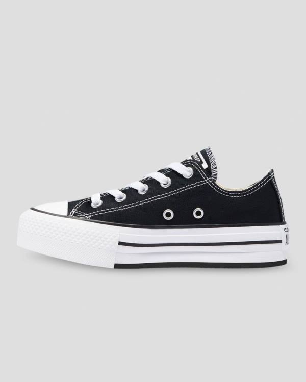 Zapatillas Bajas Converse Chuck Taylor All Star EVA Platform Negras | CV-510NYO