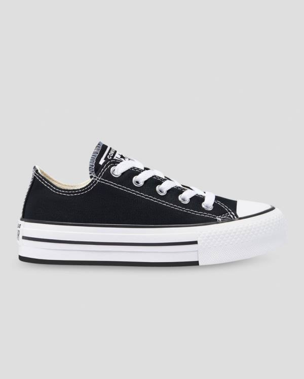 Zapatillas Bajas Converse Chuck Taylor All Star EVA Platform Negras | CV-510NYO