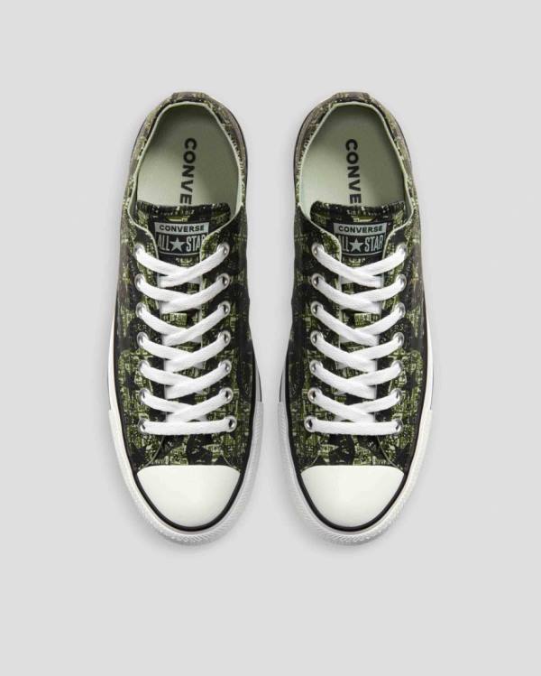 Zapatillas Bajas Converse Chuck Taylor All Star Logo Replay Negras | CV-521YMX