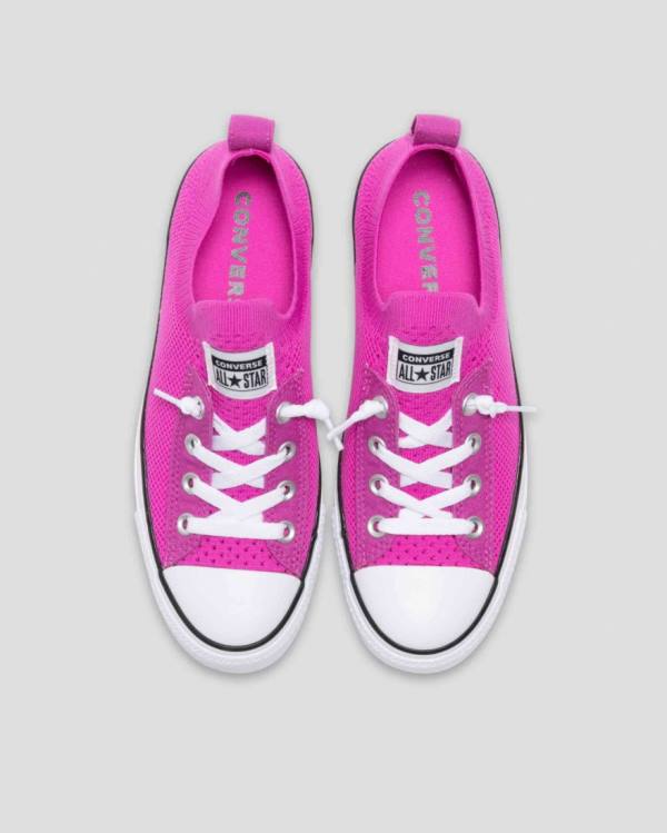 Zapatillas Bajas Converse Chuck Taylor All Star Shoreline Knit Slip Rosas | CV-689XDU