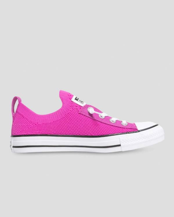 Zapatillas Bajas Converse Chuck Taylor All Star Shoreline Knit Slip Rosas | CV-689XDU