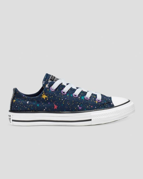 Zapatillas Bajas Converse Chuck Taylor All Star Star Print Azules Rosas | CV-719XTN