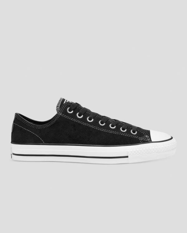 Zapatillas Bajas Converse Chuck Taylor All Star Pro Suede Negras | CV-759NSD