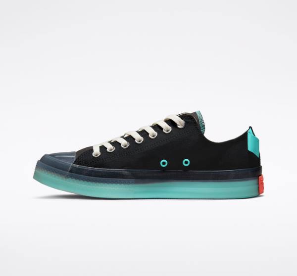 Zapatillas Bajas Converse Chuck Taylor All Star CX Stretch Canvas Negras Turquesa | CV-847GTH