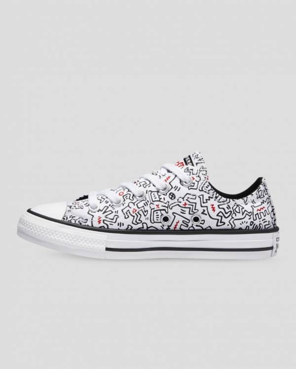 Zapatillas Bajas Converse Keith Haring Chuck Taylor All Star Blancas | CV-625QSJ