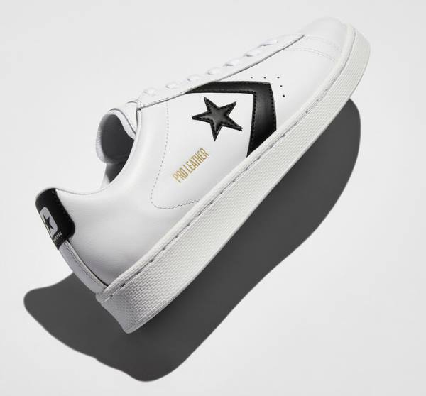 Zapatillas Bajas Converse OG Pro Cuero Blancas Negras Blancas | CV-518SVZ