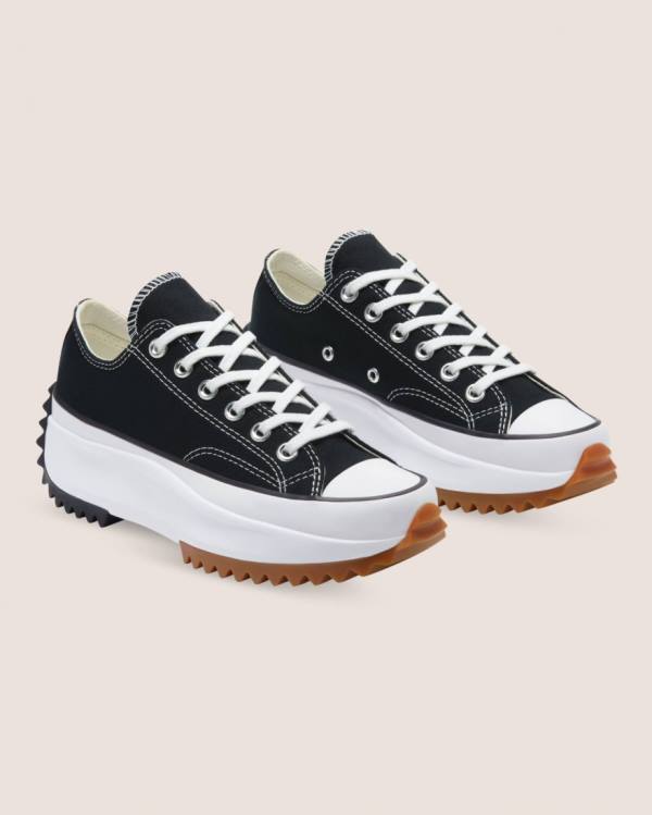 Zapatillas Bajas Converse Run Star Hike Canvas Negras | CV-608GAN