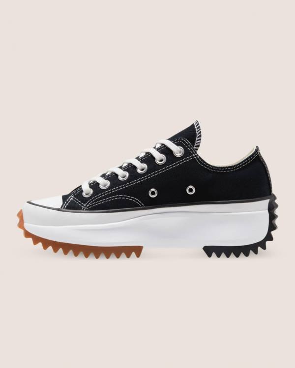 Zapatillas Bajas Converse Run Star Hike Canvas Negras | CV-608GAN