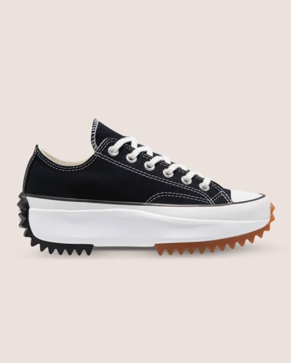 Zapatillas Bajas Converse Run Star Hike Canvas Negras | CV-608GAN