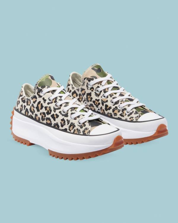 Zapatillas Bajas Converse Run Star Hike Wild Archive Leopardo | CV-732ZIF