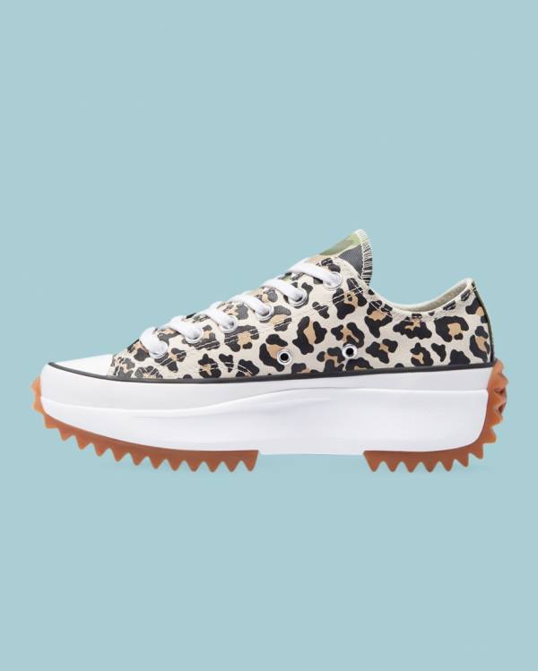 Zapatillas Bajas Converse Run Star Hike Wild Archive Leopardo | CV-732ZIF