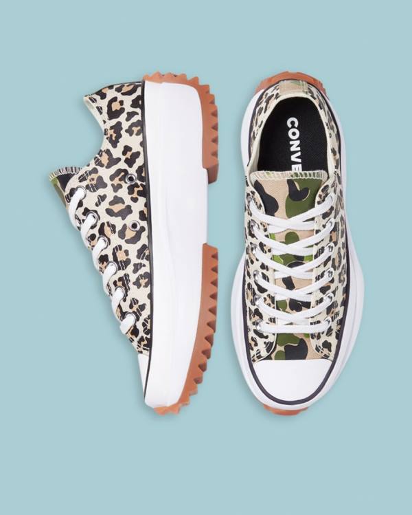 Zapatillas Bajas Converse Run Star Hike Wild Archive Leopardo | CV-732ZIF