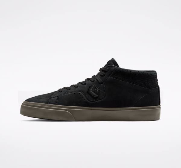 Zapatillas Skate Converse CONS Louie Lopez Pro Nubuck Cuero Negras Marrones Claro | CV-230LAO