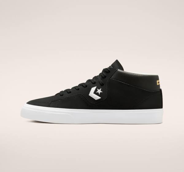 Zapatillas Skate Converse CONS Louie Lopez Pro Mid Negras Blancas | CV-481PCI