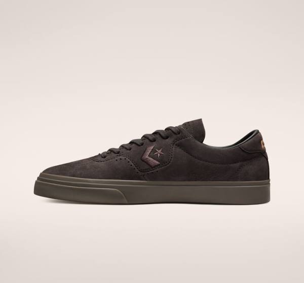 Zapatillas Skate Converse CONS Louie Lopez Pro Nubuck Cuero Cafe Negras Marrones | CV-701MWX