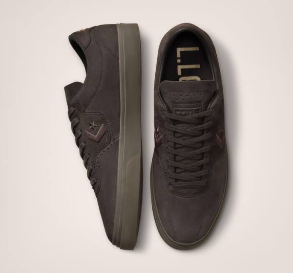 Zapatillas Skate Converse CONS Louie Lopez Pro Nubuck Cuero Cafe Negras Marrones | CV-701MWX